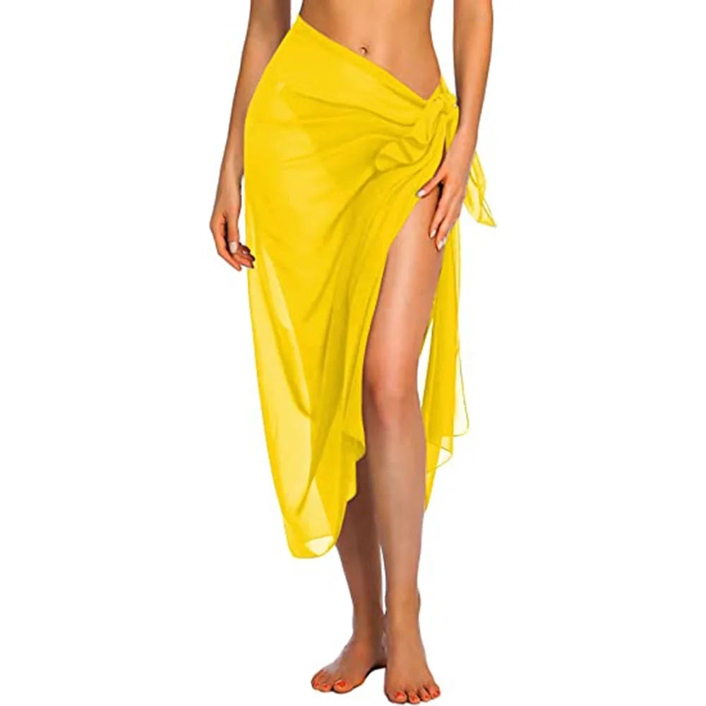 Womens Long&Short Sarong Swimsuit Coverups