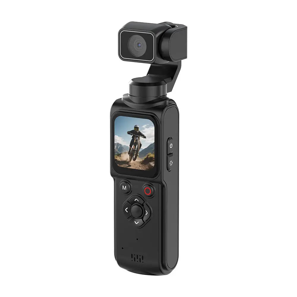 4K Pocket Gimbal Camera Handheld Stabilized r 75MP 330° Auto-Tracking