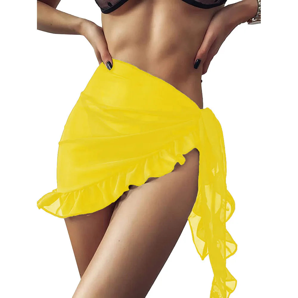 Womens Long&Short Sarong Swimsuit Coverups