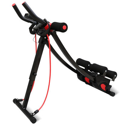 Dual Track Fitness Ab Machine Ab Cruncher Adjustable Height