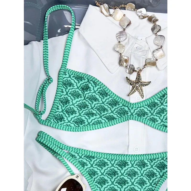 Sexy Vintage Polka Dot Bikini Set Women 2026