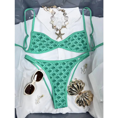 Sexy Vintage Polka Dot Bikini Set Women 2026