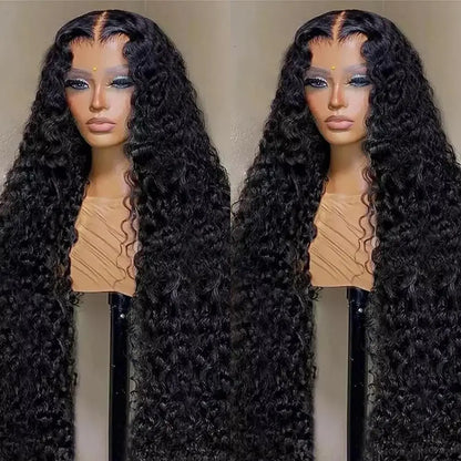 Water Wave Curly Human Hair Wig Deep