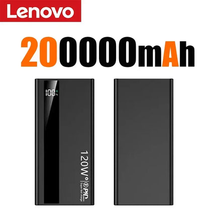 Lenovo 500000mAh 120W Portable Power Bank Large Capacity