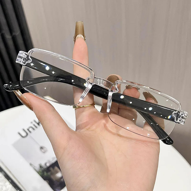 Smart Zoom Reading Glasses Anti Blue Light Presbyopia