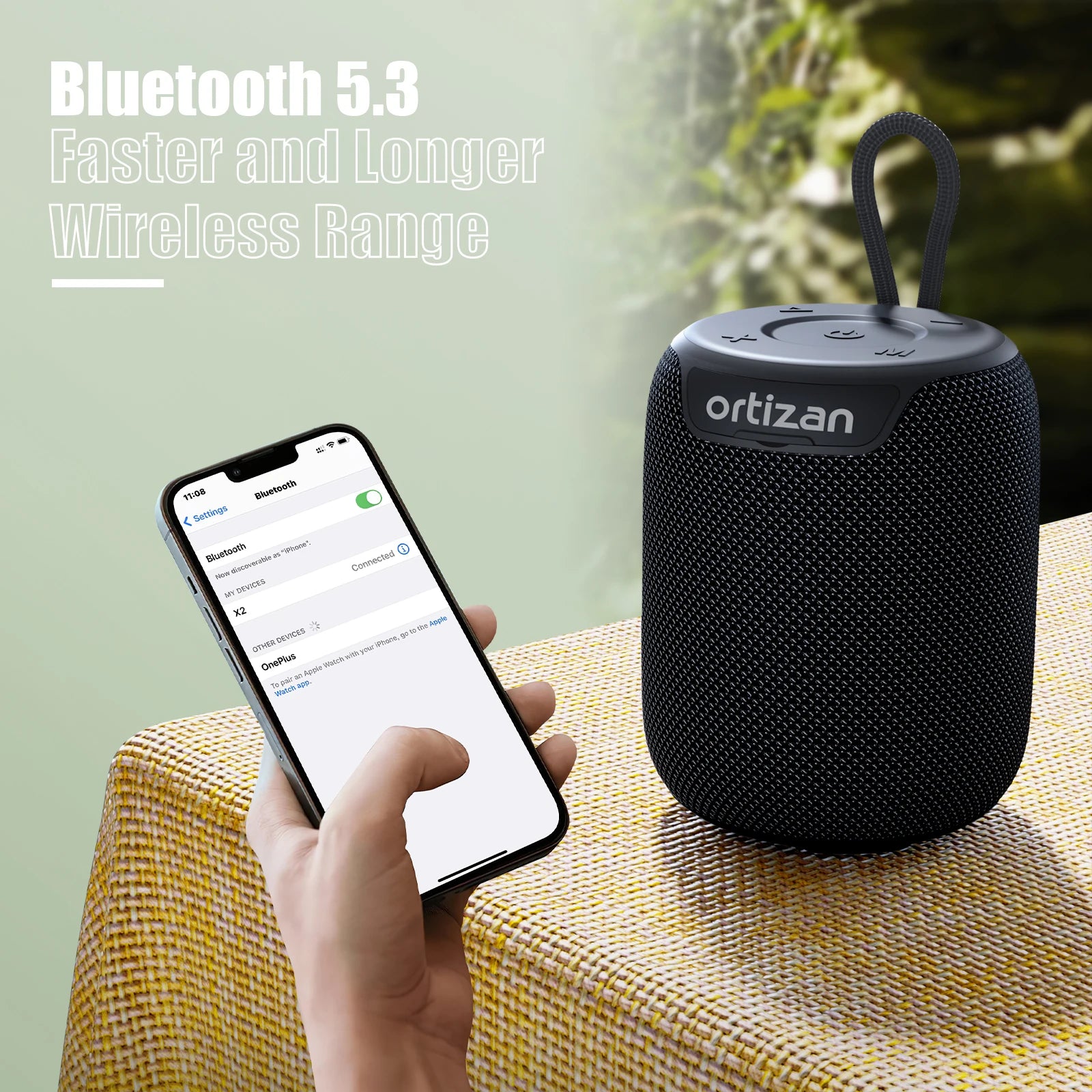 Ortizan Bluetooth Speakers, Portable