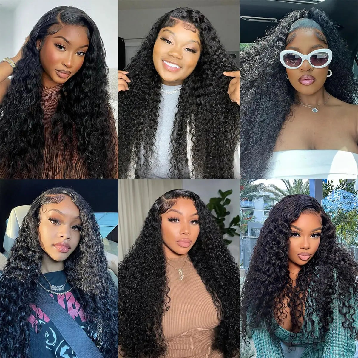 Water Wave Curly Human Hair Wig Deep