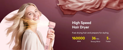 5 in 1 Hot Air Styler Wrap with Travel Bag- 1200W
