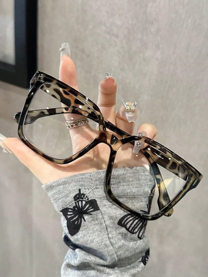 1Pc/2Pcs/3Pcs/4Pcs Elegant, Simple and Stylish Geometric Glasses