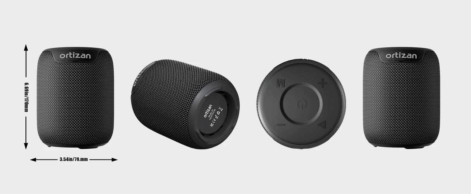 Ortizan Bluetooth Speakers, Portable