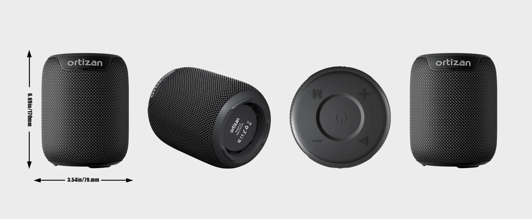 Ortizan Bluetooth Speakers, Portable
