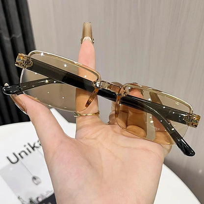 Smart Zoom Reading Glasses Anti Blue Light Presbyopia