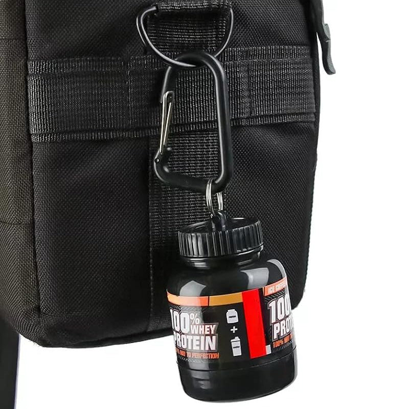 100/200ml Portable Protein Powder Supplement Container Lightweight Leakproof