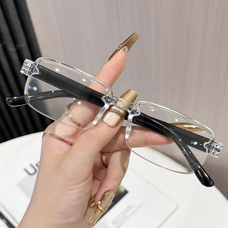 Smart Zoom Reading Glasses Anti Blue Light Presbyopia