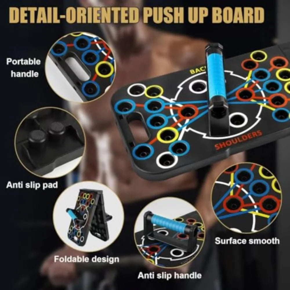 Push Up Board for Men &amp; Women, 56 Adjustable Angles for Full-Body Workout